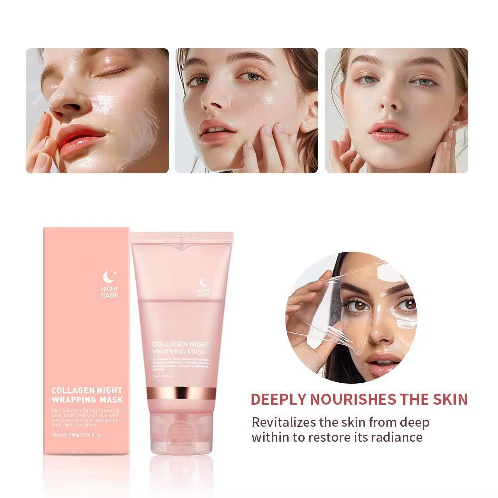 Collagen Night Wrapping Mask – Peel-Off Overnight Facial Mask 75ml
