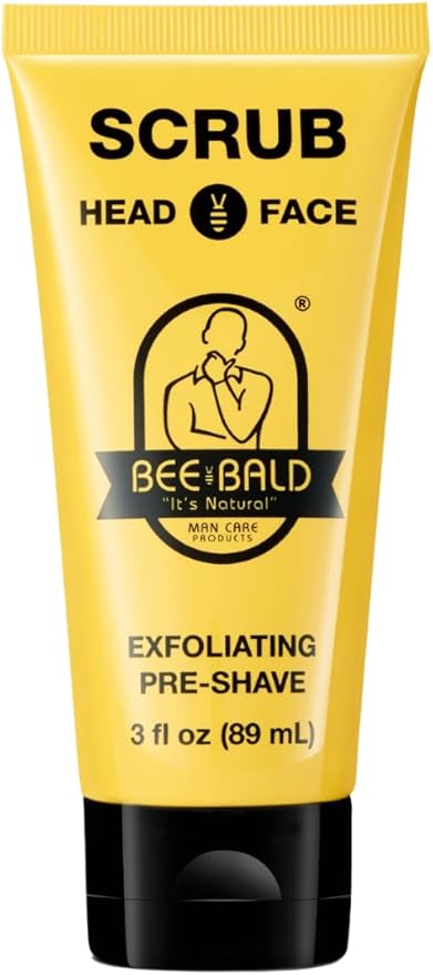 Bee Bald Scrub Head & Face Exfoliating Pre-Shave 89 ml