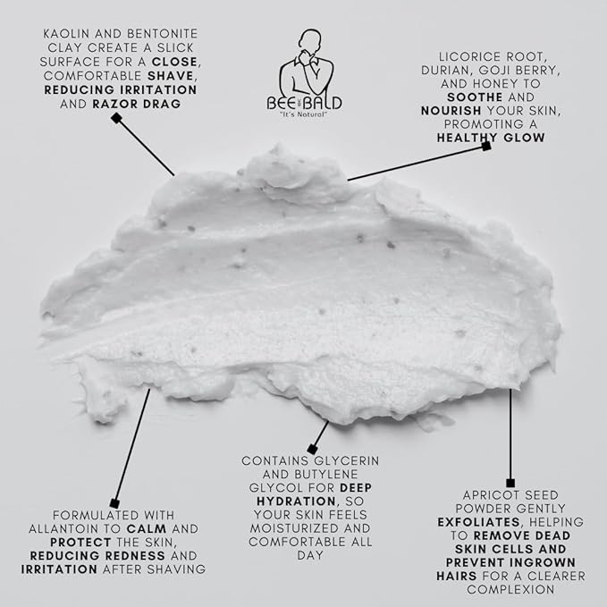 Bee Bald Scrub Head & Face Exfoliating Pre-Shave 89 ml