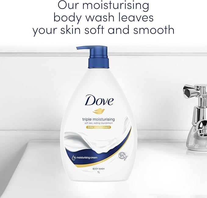 Dove Triple Moisturising Body Wash 1 L