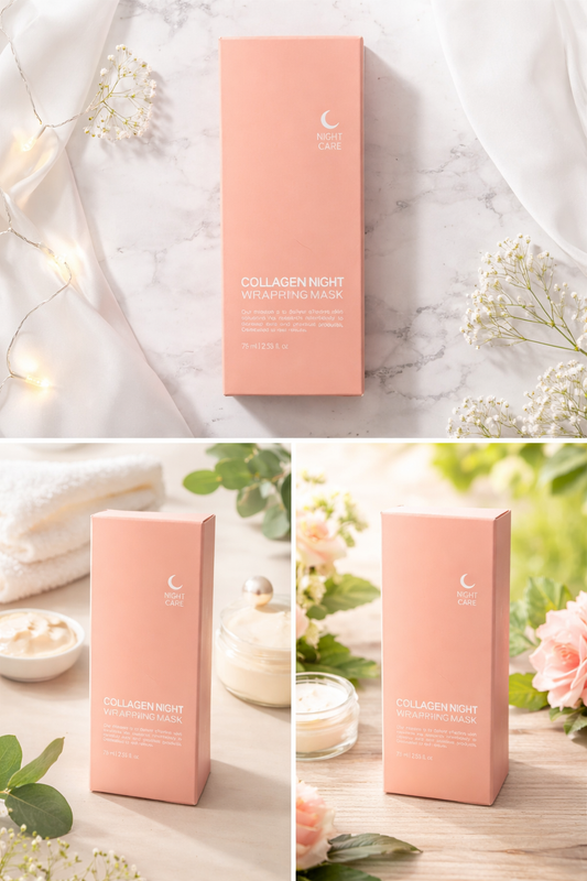 Collagen Night Wrapping Mask Peel Off Overnight Facial Mask | Boost Elasticity, Reduce Sagging & Dullness, Deep Hydration | Hydrolyzed Collagen for Glass Skin Glow | Korean Skin Care 2.53 fl.oz