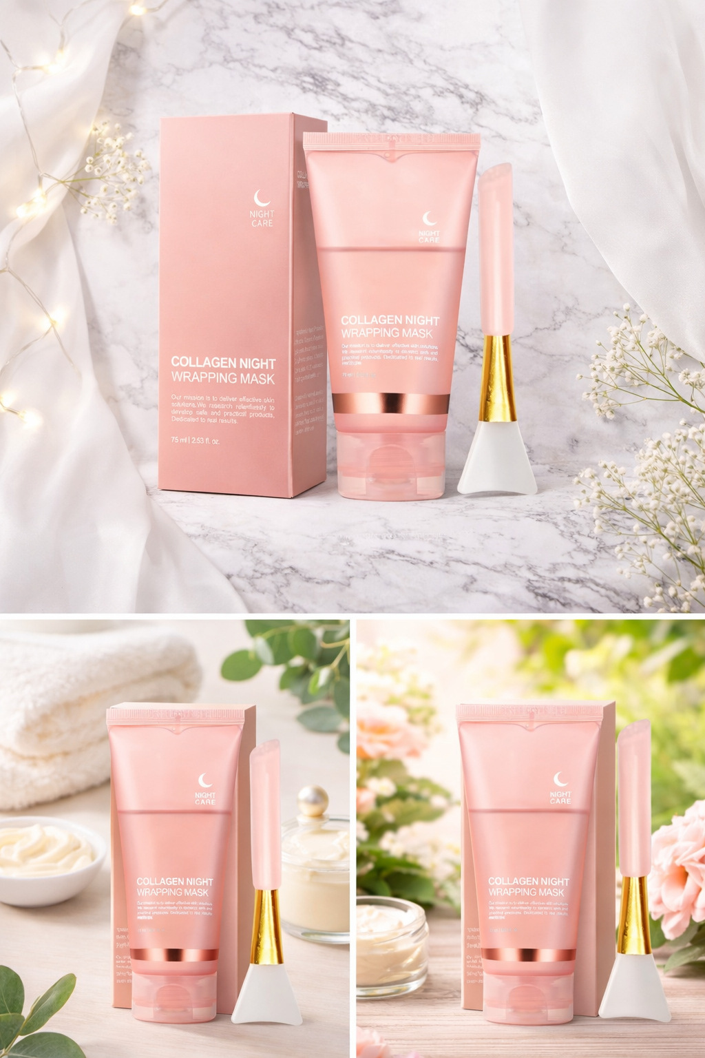 Collagen Night Wrapping Mask – Peel-Off Overnight Facial Mask 75ml