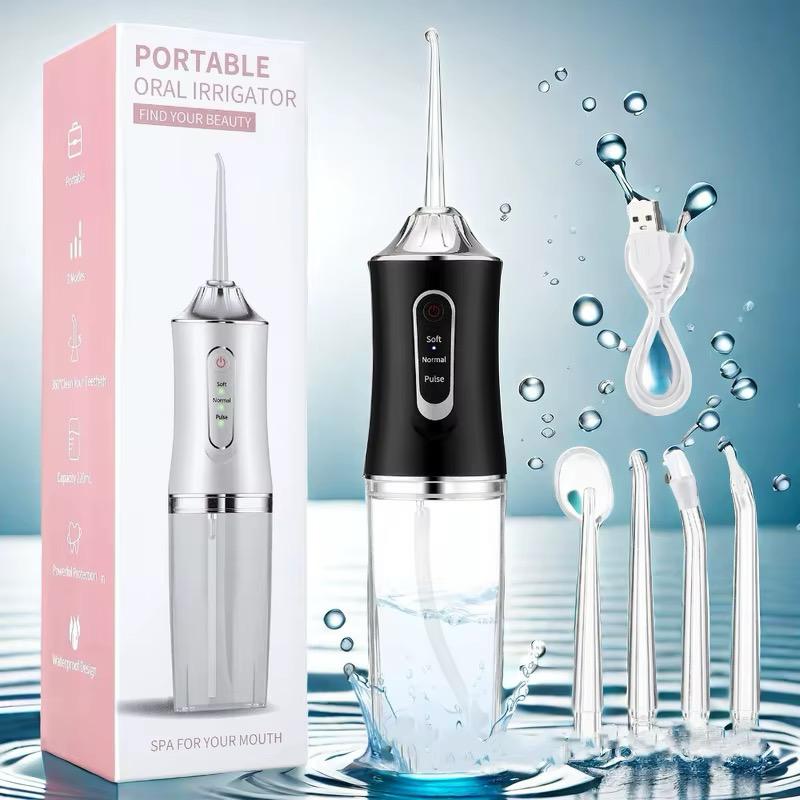 Portable Cordless Water Flosser: Powerful Oral Irrigator for Travel, Braces, and Daily Dental Care