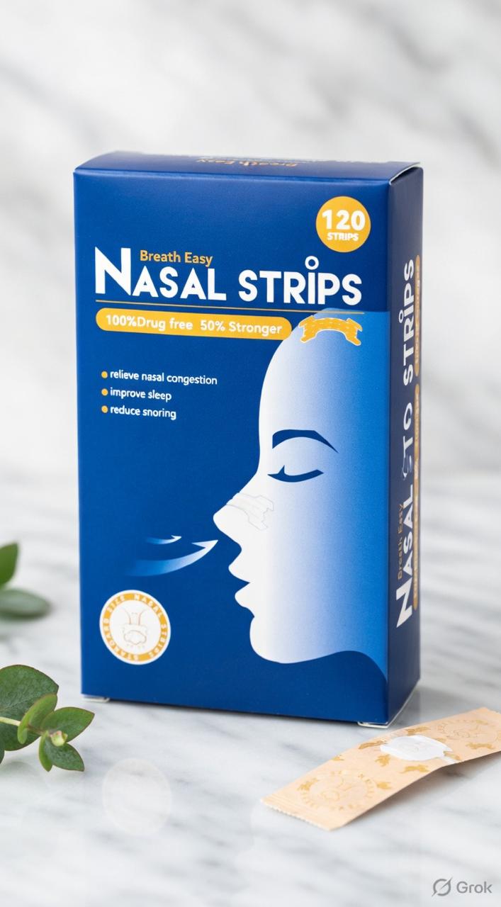 Breathe Easy Extra Strength Nasal Strips – 120 Pack