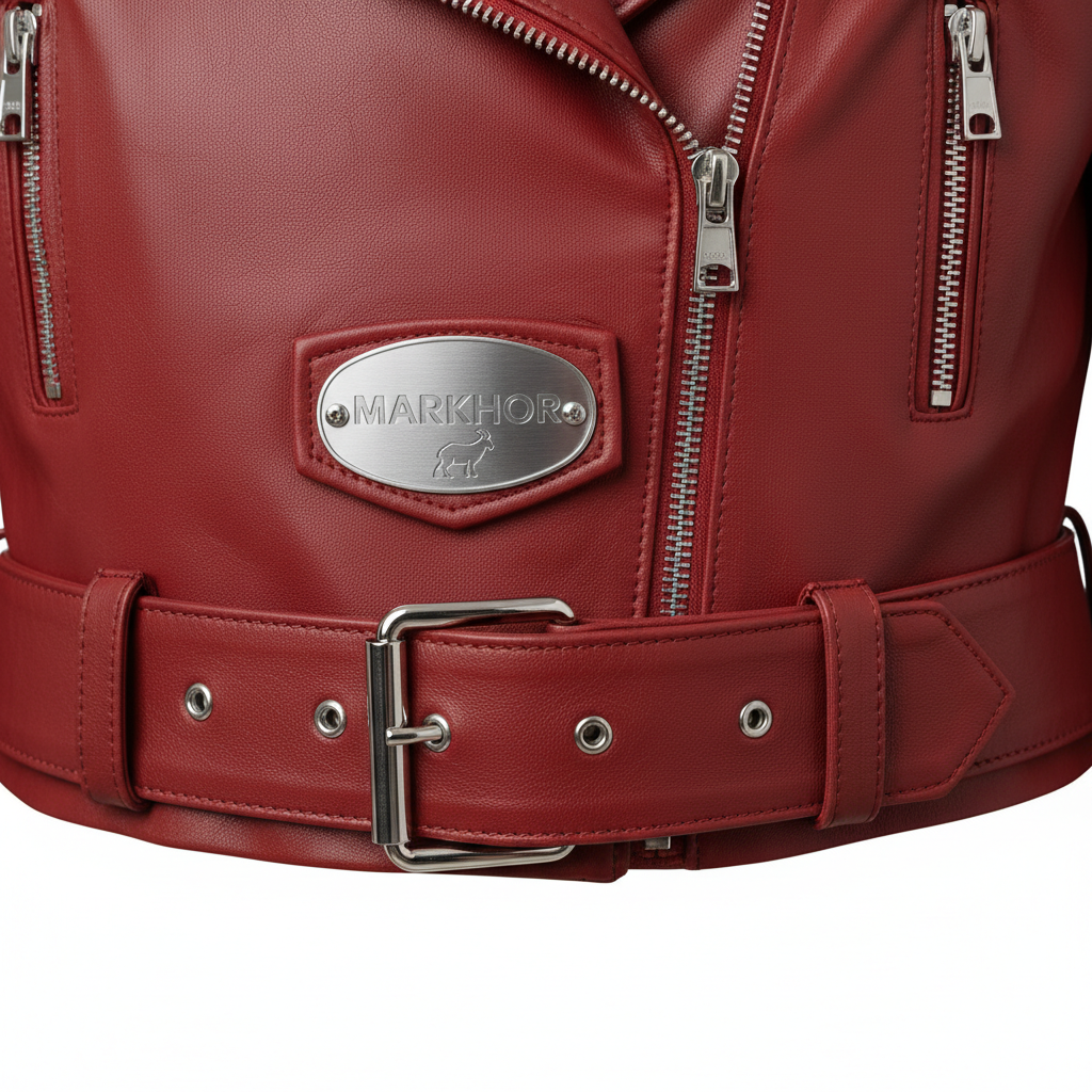 LC03 MARKHOR Branding & Belt Detail