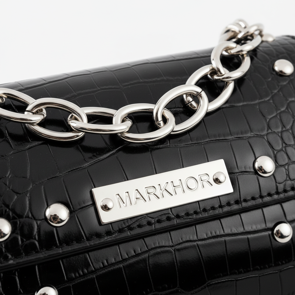 LS06 Silver Chain & MARKHOR Logo Detail