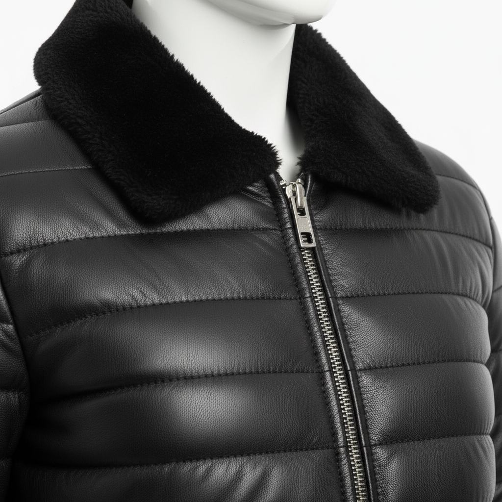 Jacket Neck and Collar Detail